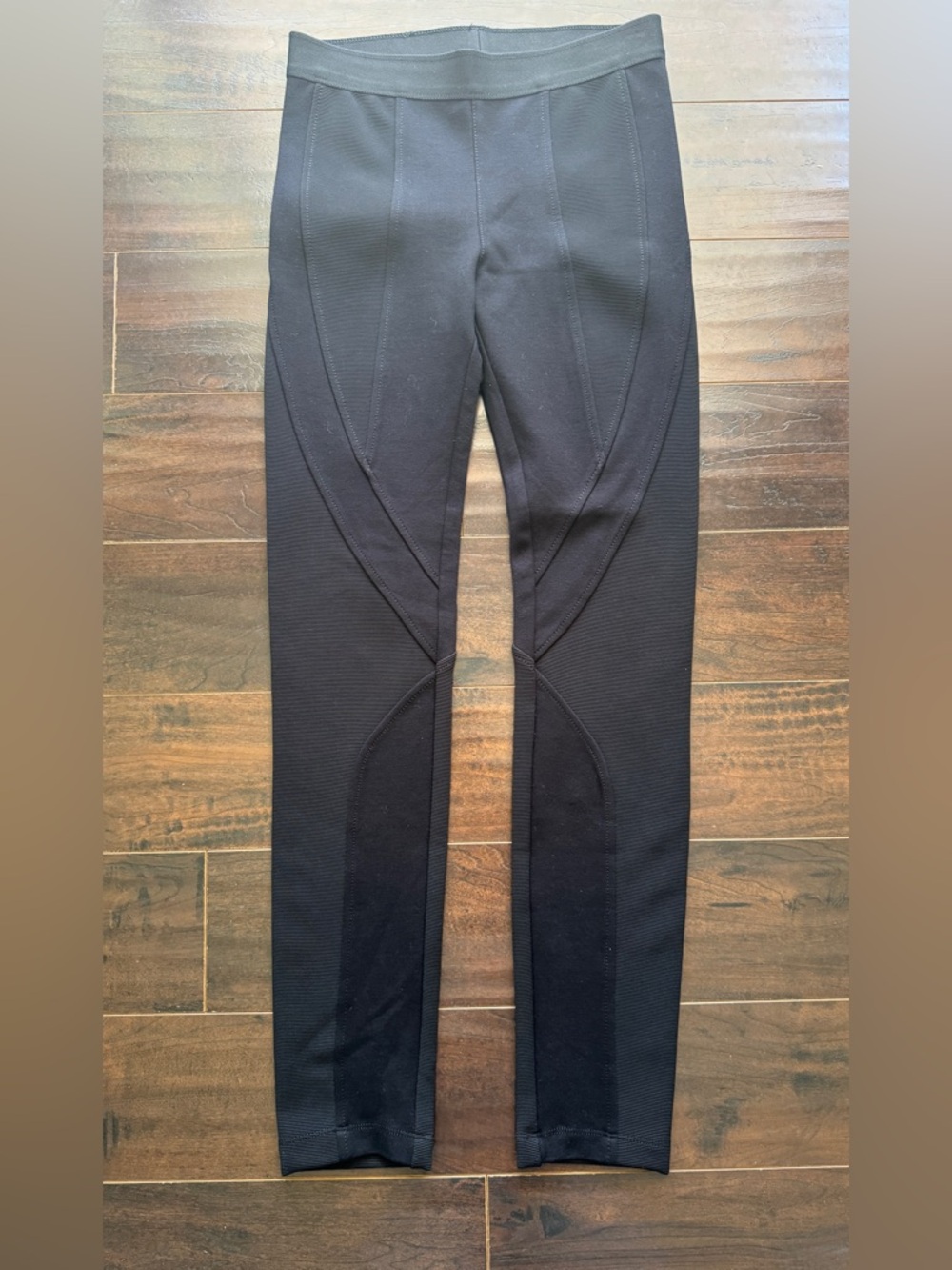 BCBG Max Azria Black Ponte Leggings Pants Size XS New